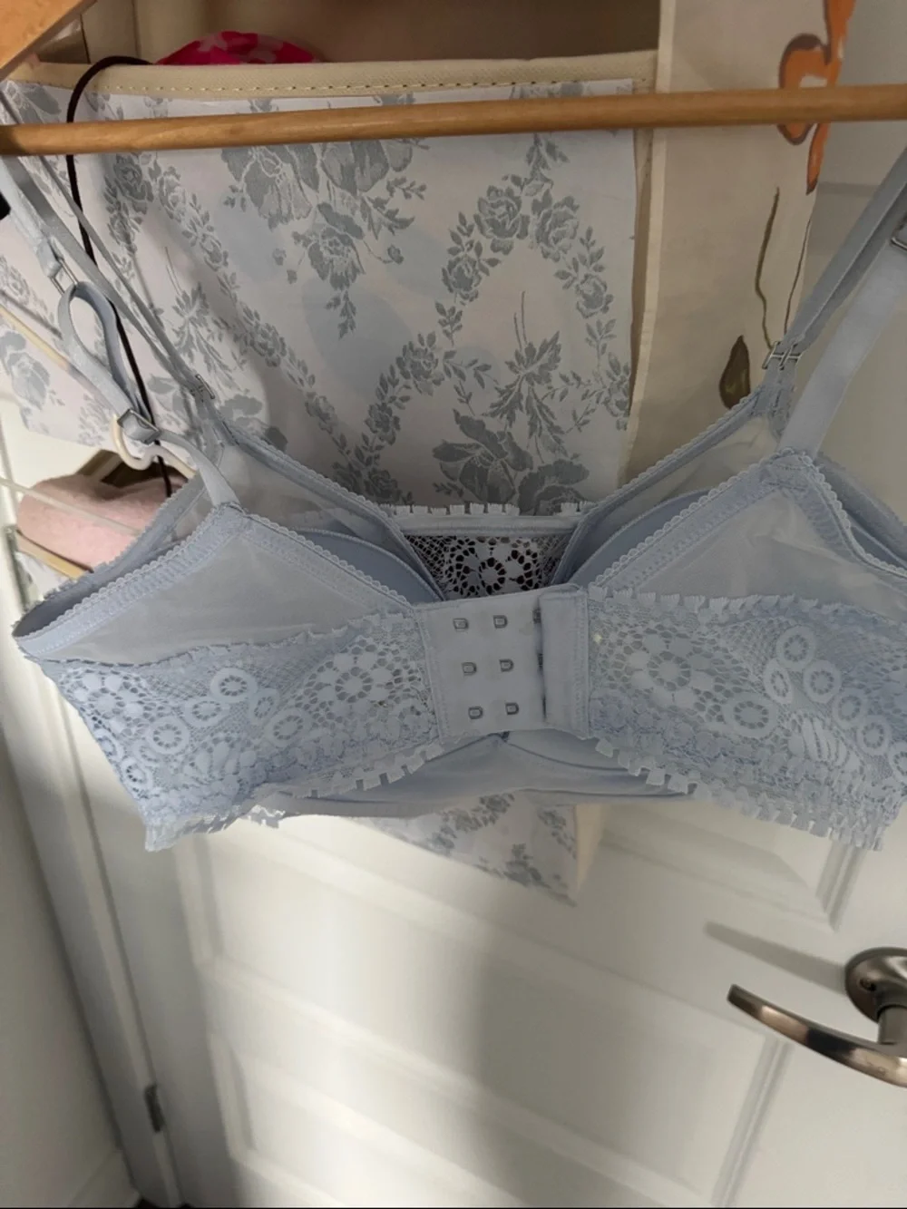 Aerie Light Blue Lace Bralette 34D - Picture 3 of 4